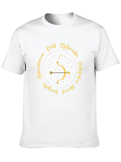 Sagittarius Zodiac T-Shirt Bold Astrological Tee