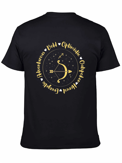 Sagittarius Zodiac T-Shirt Bold Astrological Tee