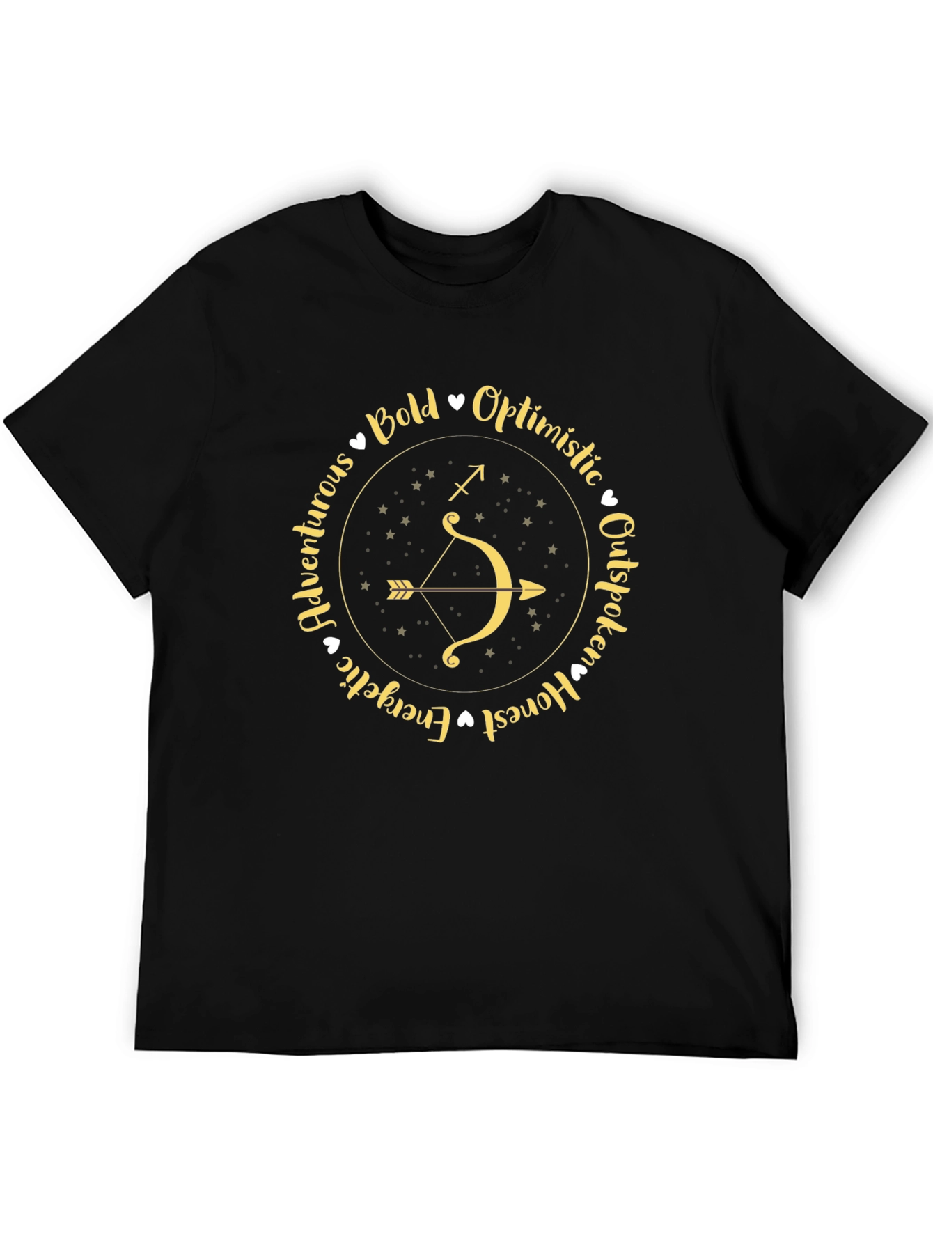 Sagittarius Zodiac T-Shirt Bold Astrological Tee