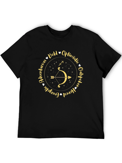 Sagittarius Zodiac T-Shirt Bold Astrological Tee