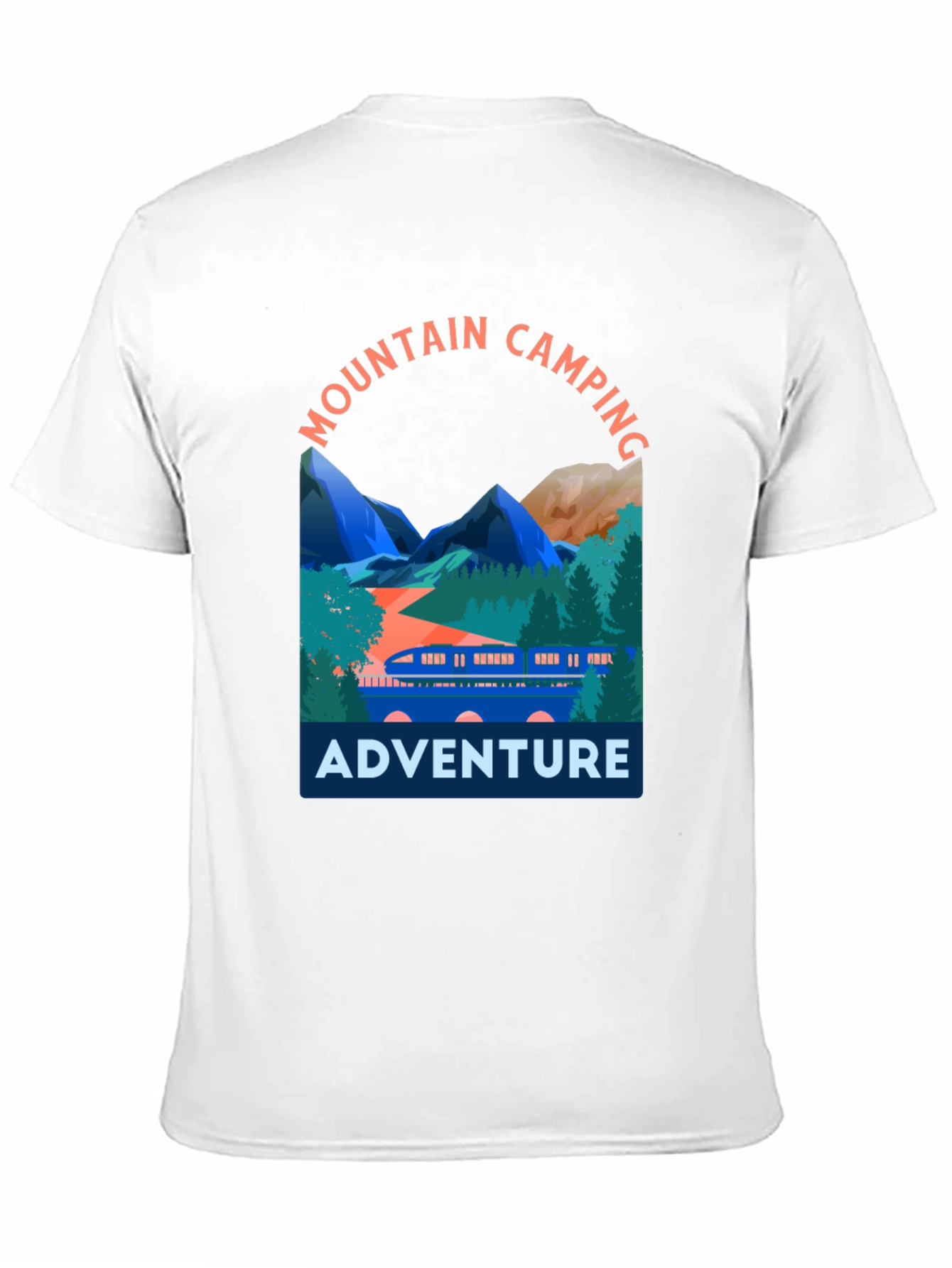 Mountain Camping Adventure Graphic T-Shirt