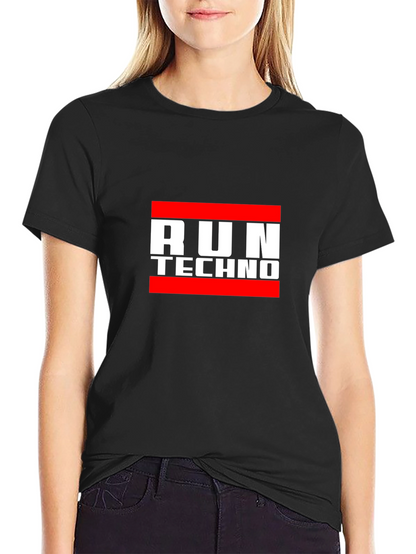 Run Techno T-Shirt - EDM Rave Apparel