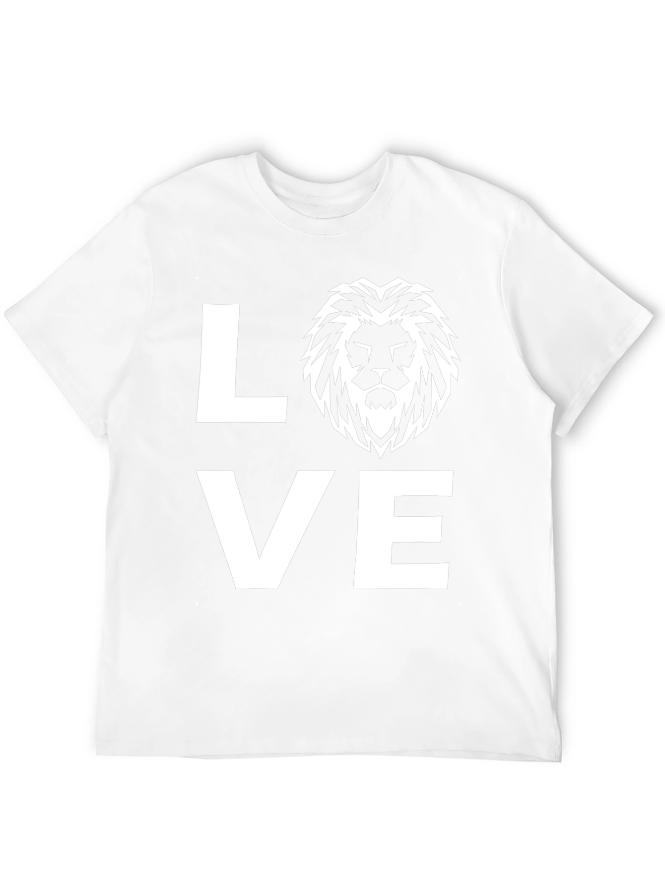 Lion Head Graphic Tee - Love Shirt