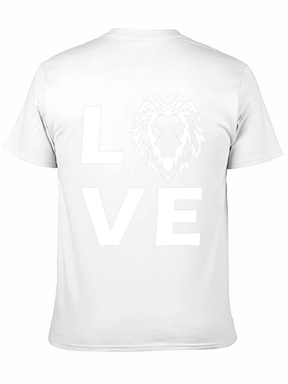 Lion Head Graphic Tee - Love Shirt