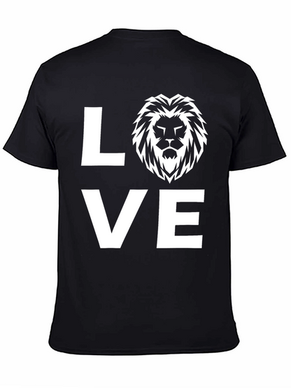 Lion Head Graphic Tee - Love Shirt