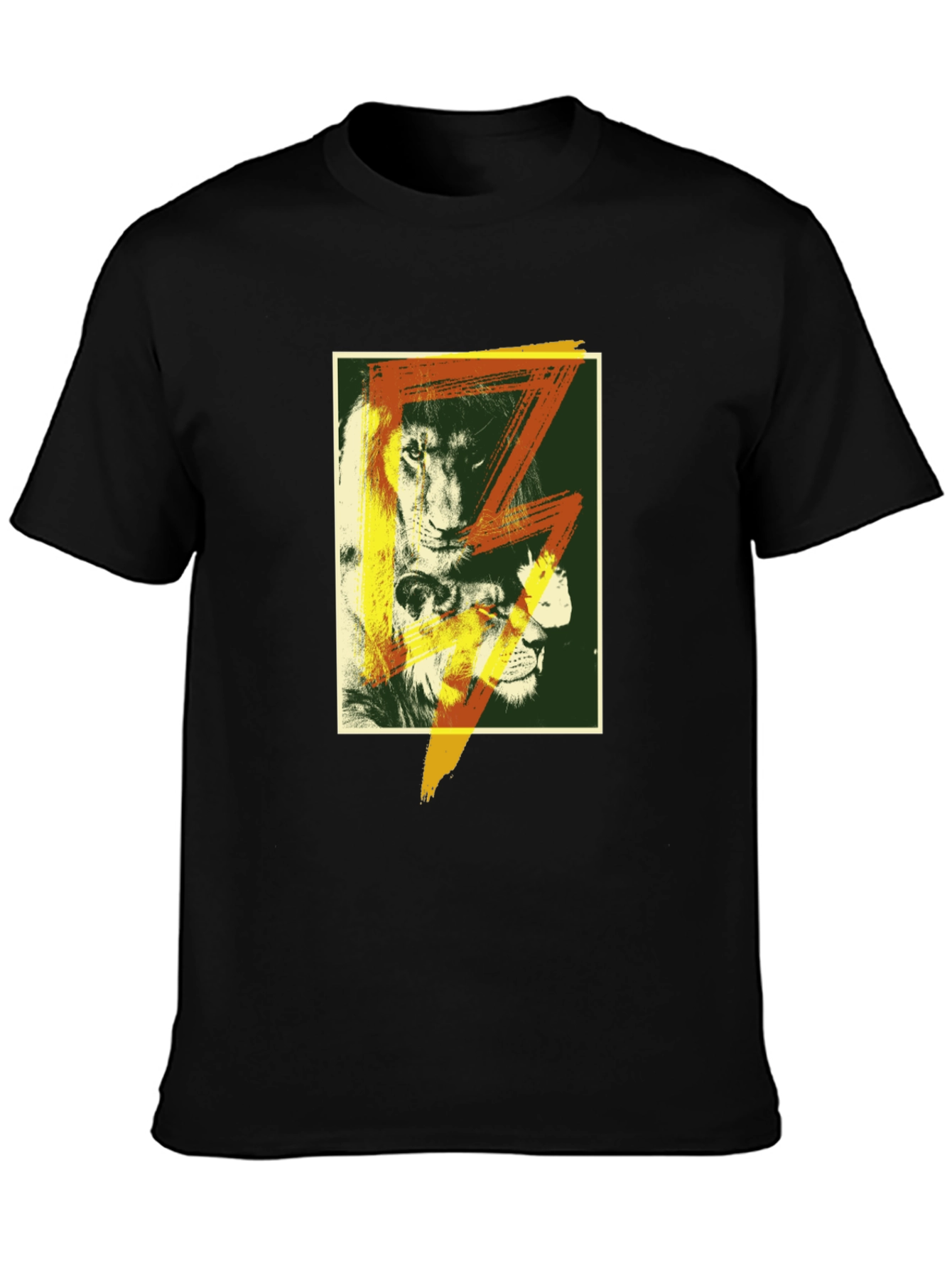 Lion Graphic T-Shirt - Bold Animal Print