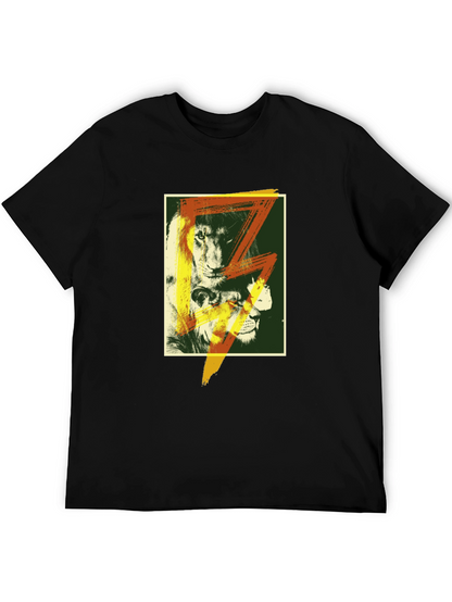 Lion Graphic T-Shirt - Bold Animal Print