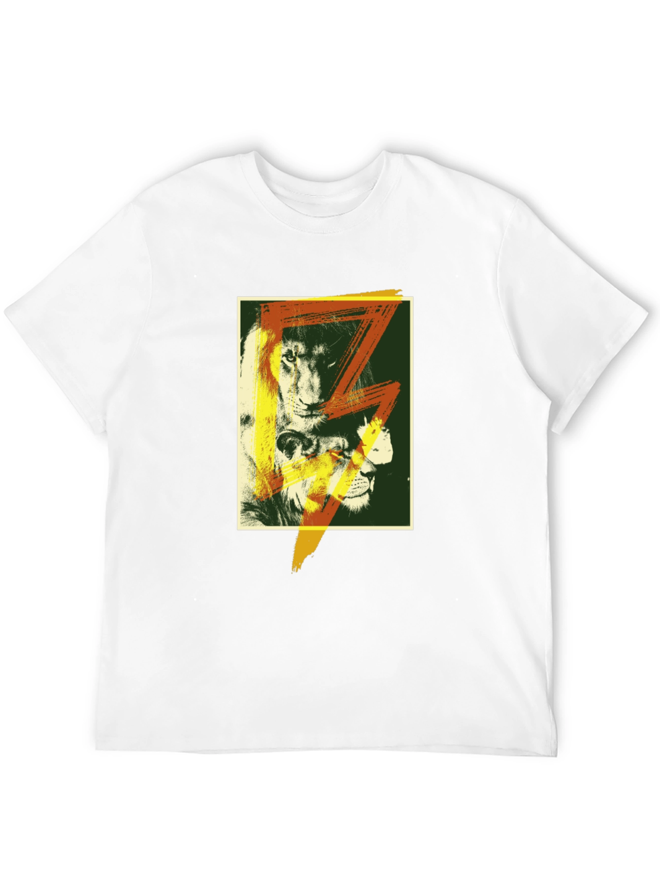 Lion Graphic T-Shirt - Bold Animal Print