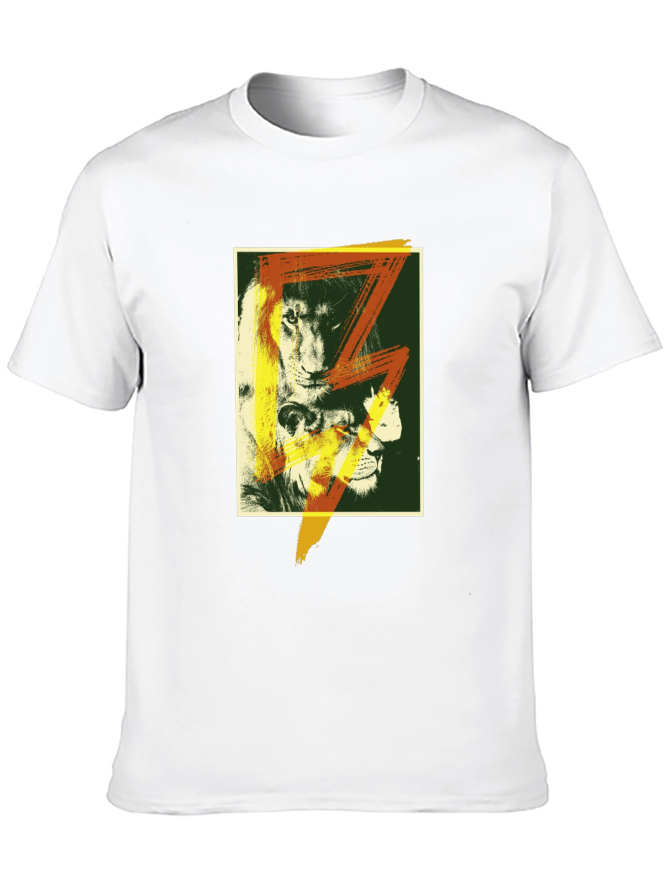 Lion Graphic T-Shirt - Bold Animal Print