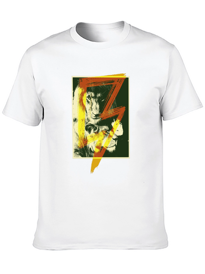 Lion Graphic T-Shirt - Bold Animal Print