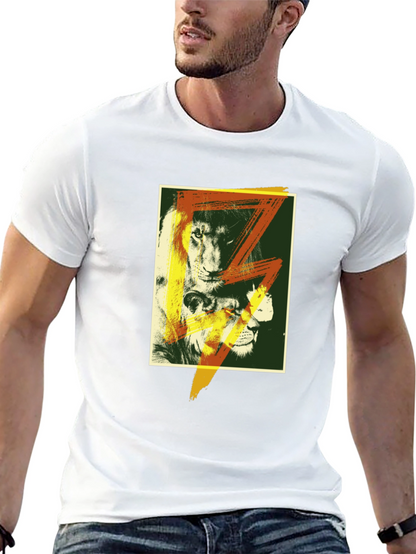 Lion Graphic T-Shirt - Bold Animal Print