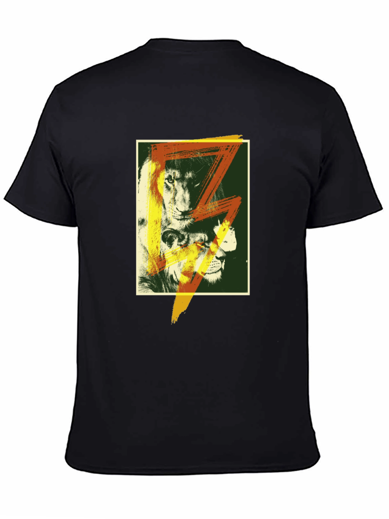 Lion Graphic T-Shirt - Bold Animal Print