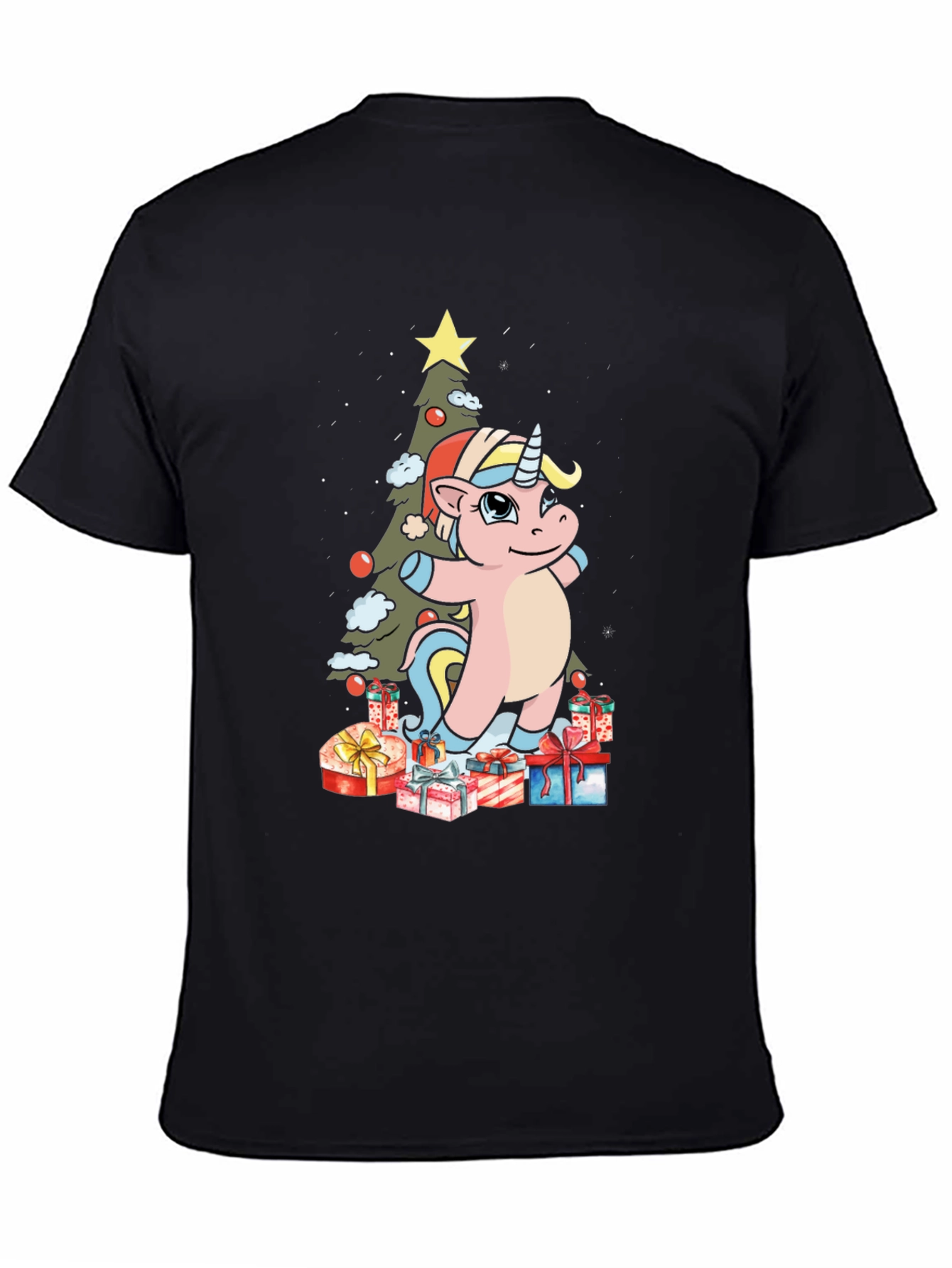 Festive Unicorn Christmas T-Shirt