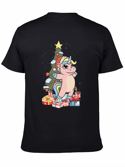 Festive Unicorn Christmas T-Shirt