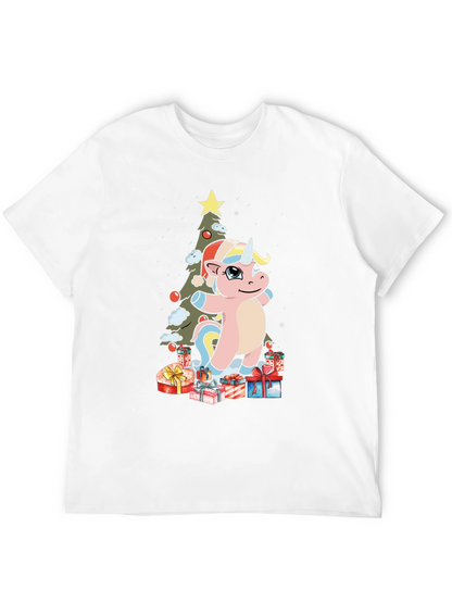 Festive Unicorn Christmas T-Shirt