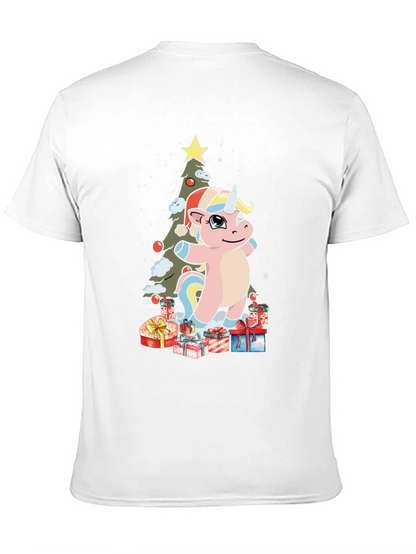 Festive Unicorn Christmas T-Shirt