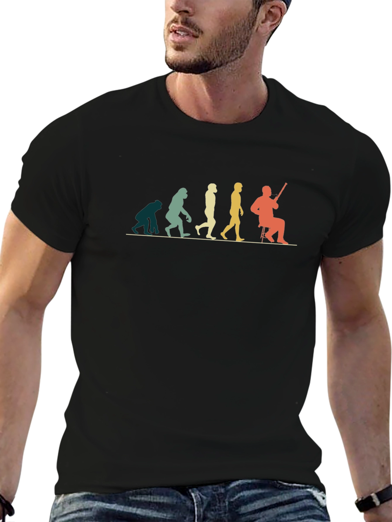 Evolution of Fishing T-Shirt - Angler Humor