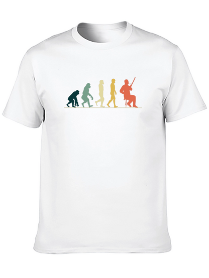 Evolution of Fishing T-Shirt - Angler Humor