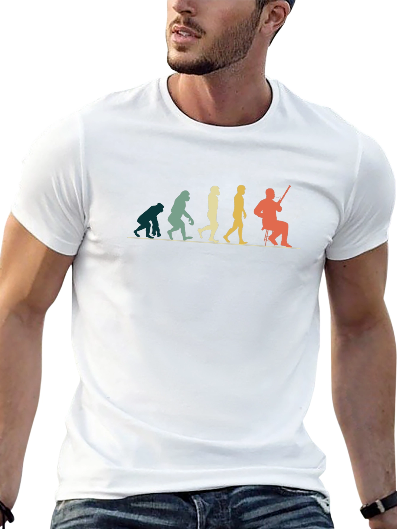 Evolution of Fishing T-Shirt - Angler Humor