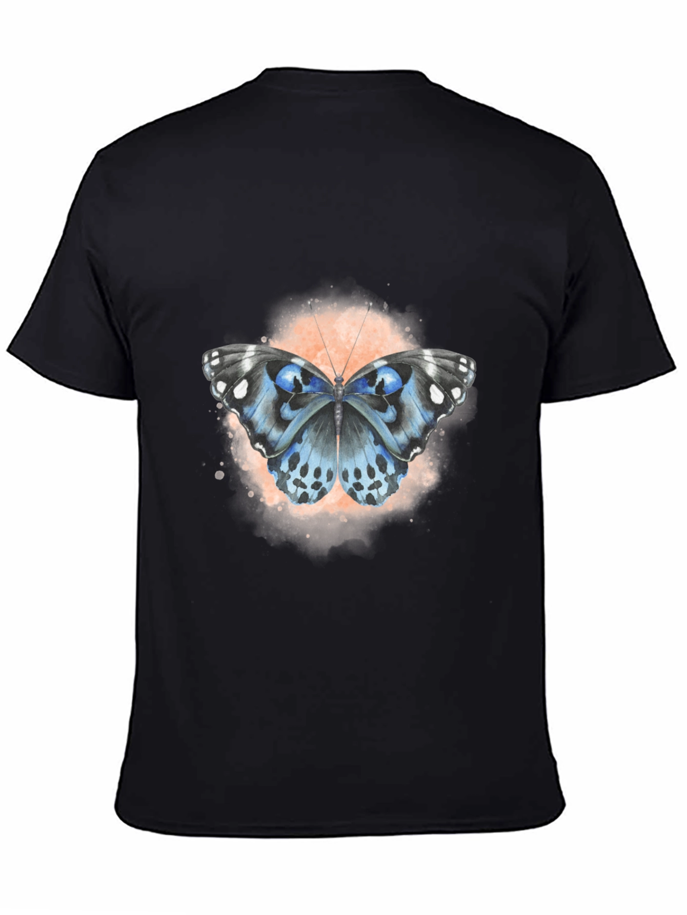 Butterfly Graphic Black T-Shirt - Unique Design