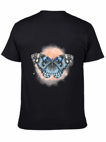 Butterfly Graphic Black T-Shirt - Unique Design