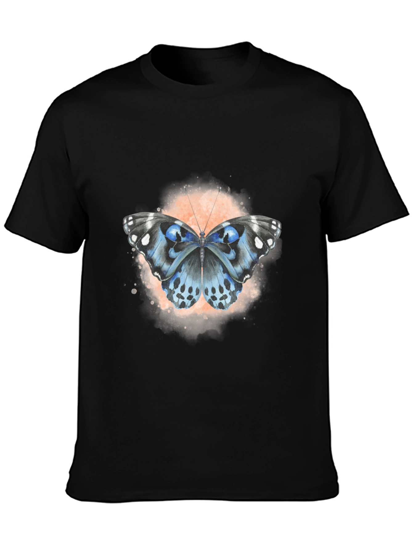 Butterfly Graphic Black T-Shirt - Unique Design