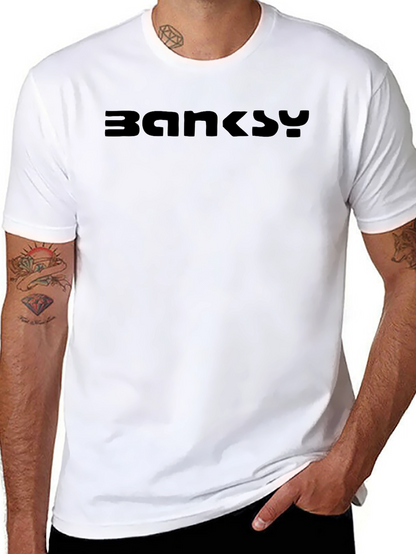 Banksy Graphic Tee - Black Streetwear Shirt