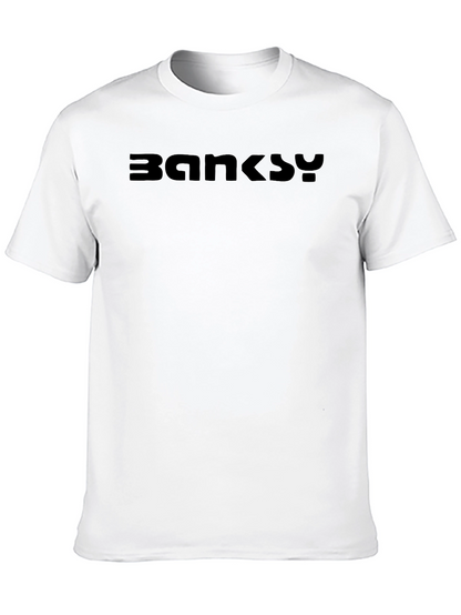 Banksy Graphic Tee - Black Streetwear Shirt