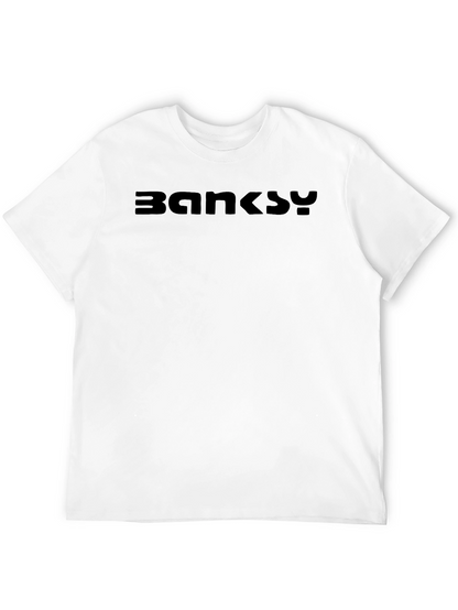 Banksy Graphic Tee - Black Streetwear Shirt