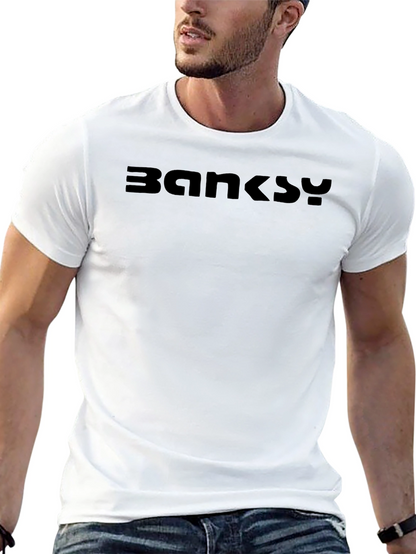 Banksy Graphic Tee - Black Streetwear Shirt