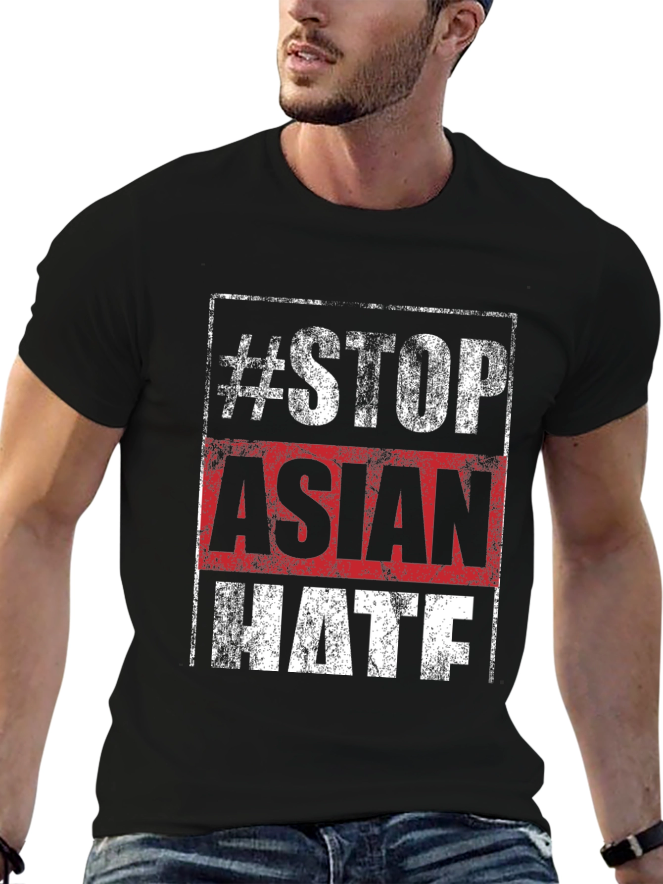 Stop Asian Hate Graphic T-Shirt
