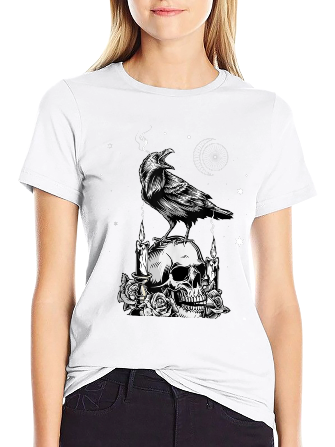 Raven & Skull Graphic Tee