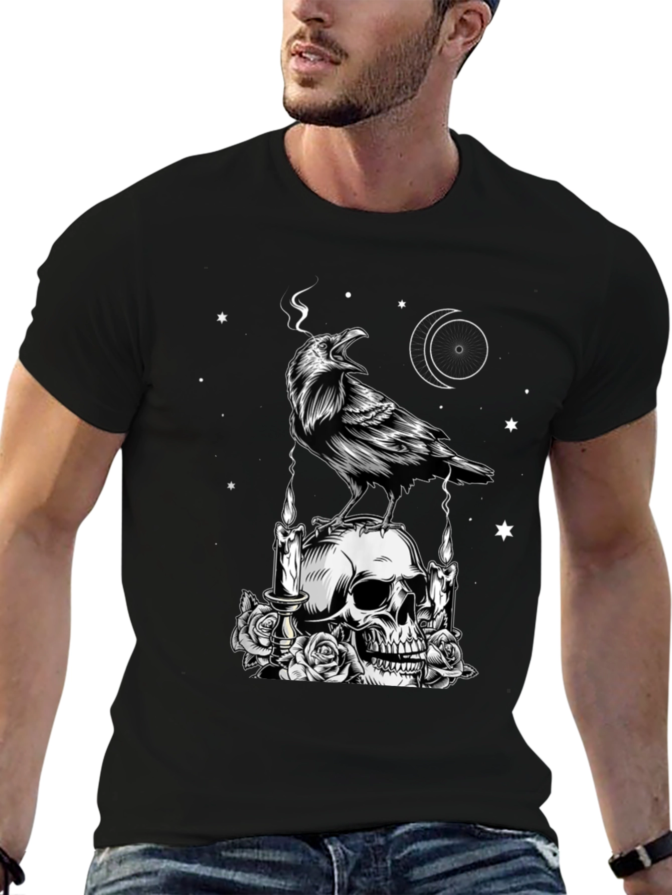 Raven & Skull Graphic Tee