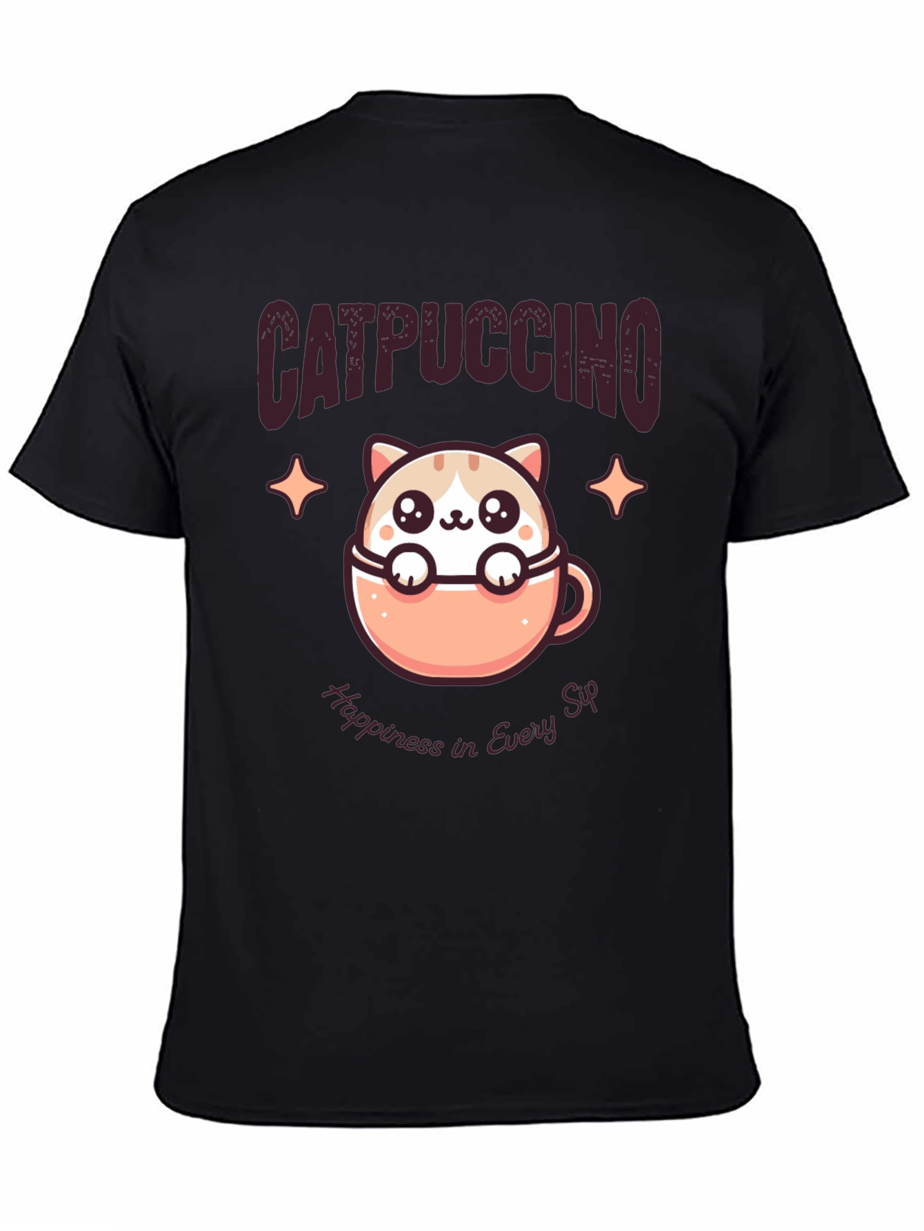 Catpuccino T-Shirt - Happiness in Every Sip