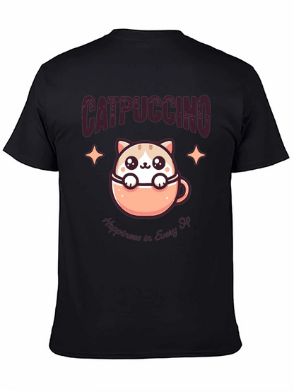 Catpuccino T-Shirt - Happiness in Every Sip