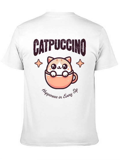 Catpuccino T-Shirt - Happiness in Every Sip