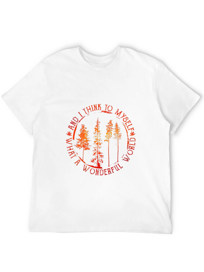 Wonderful World Graphic Tee - Nature Inspired Design