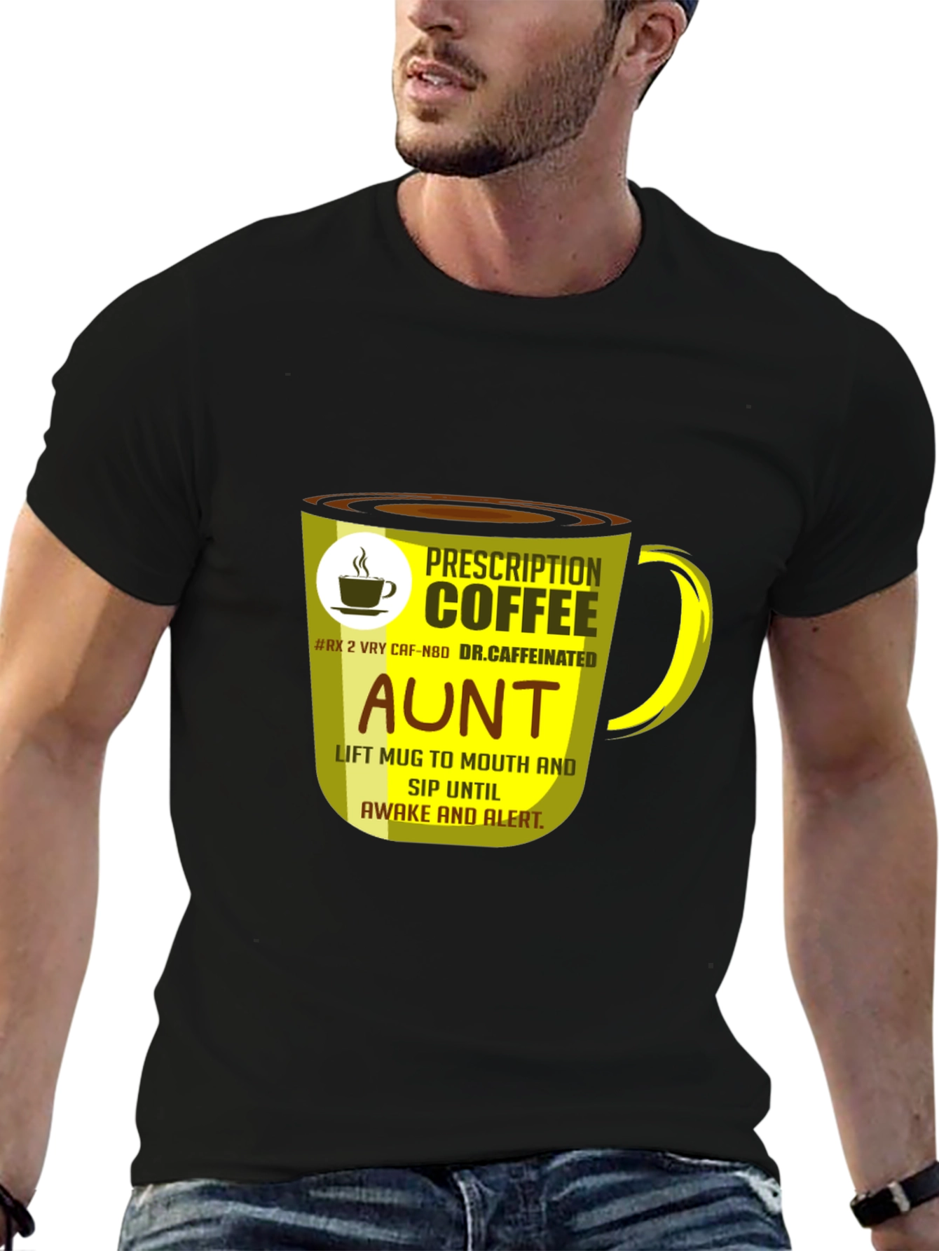 Prescription Coffee Aunt T-Shirt