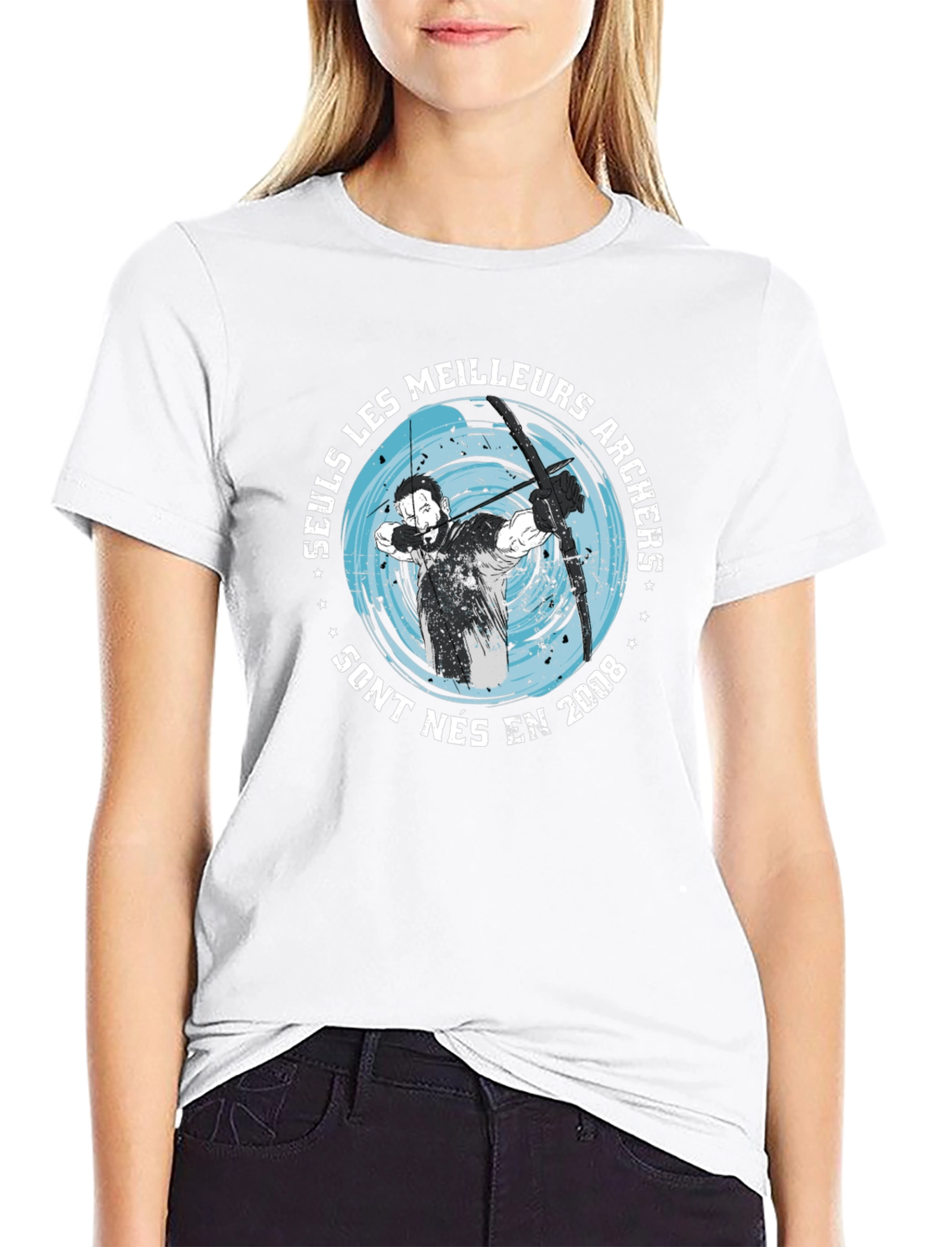 Archers Born in 2008 Black T-Shirt