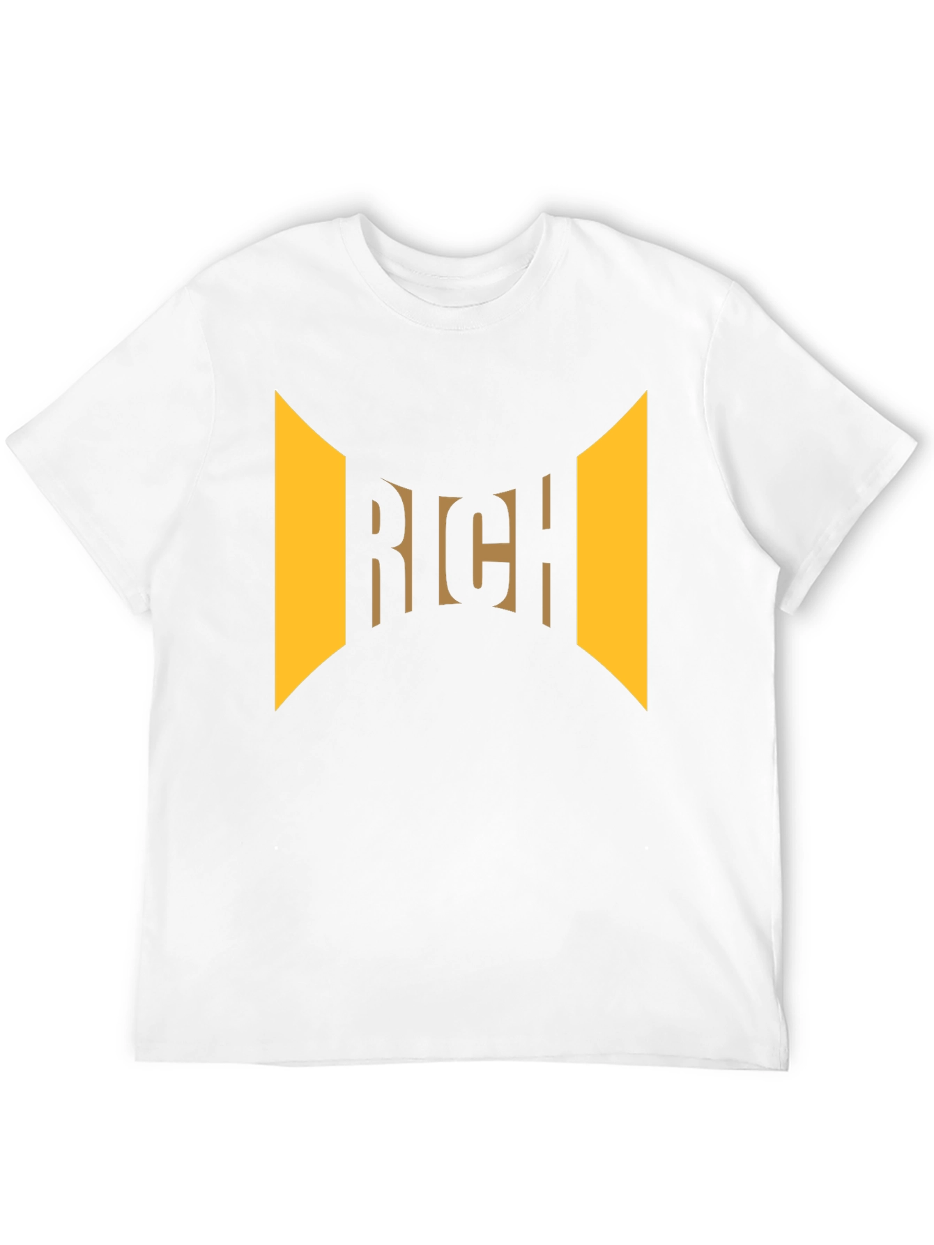 Rich Graphic Print Black T-Shirt