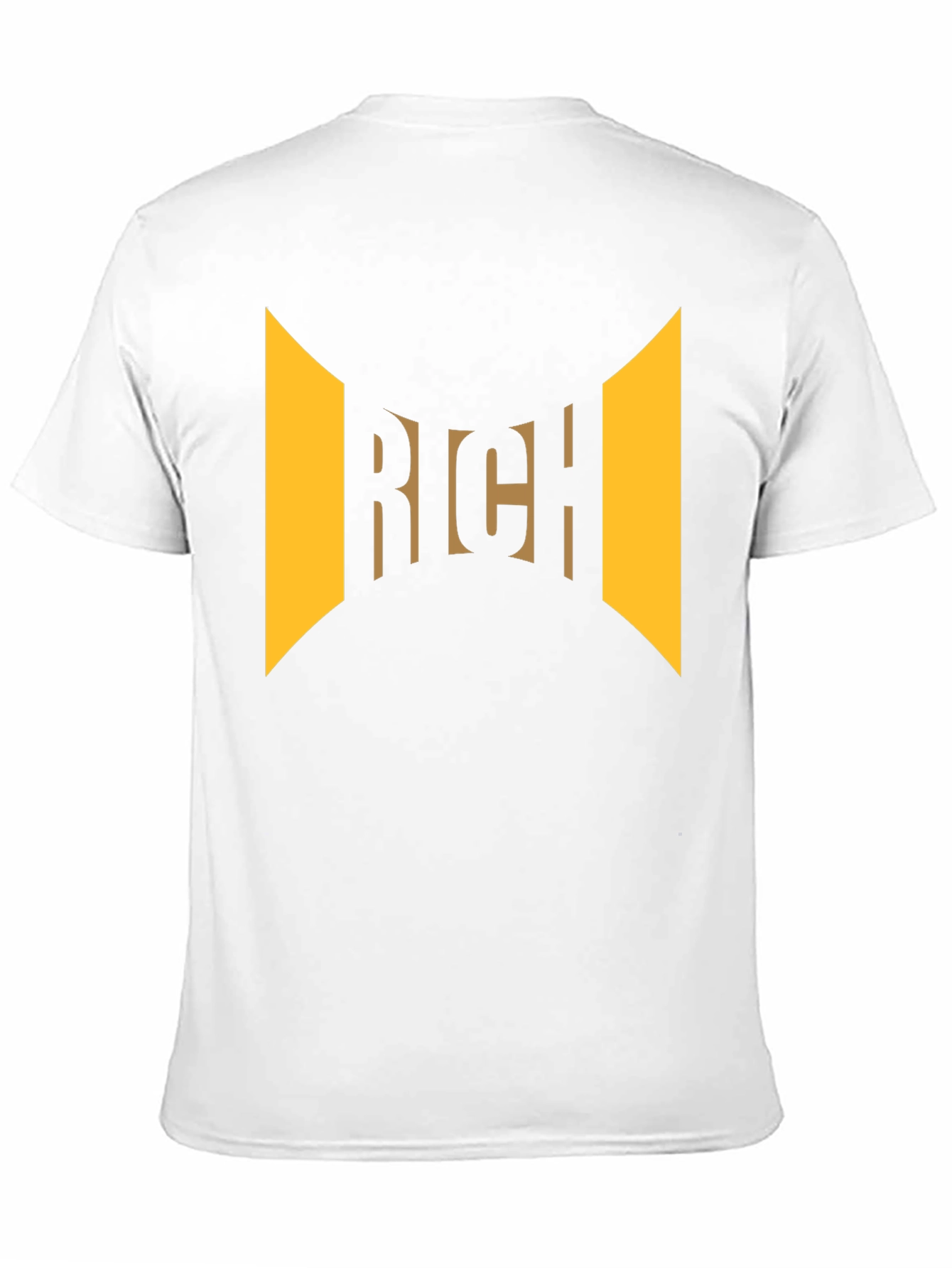 Rich Graphic Print Black T-Shirt