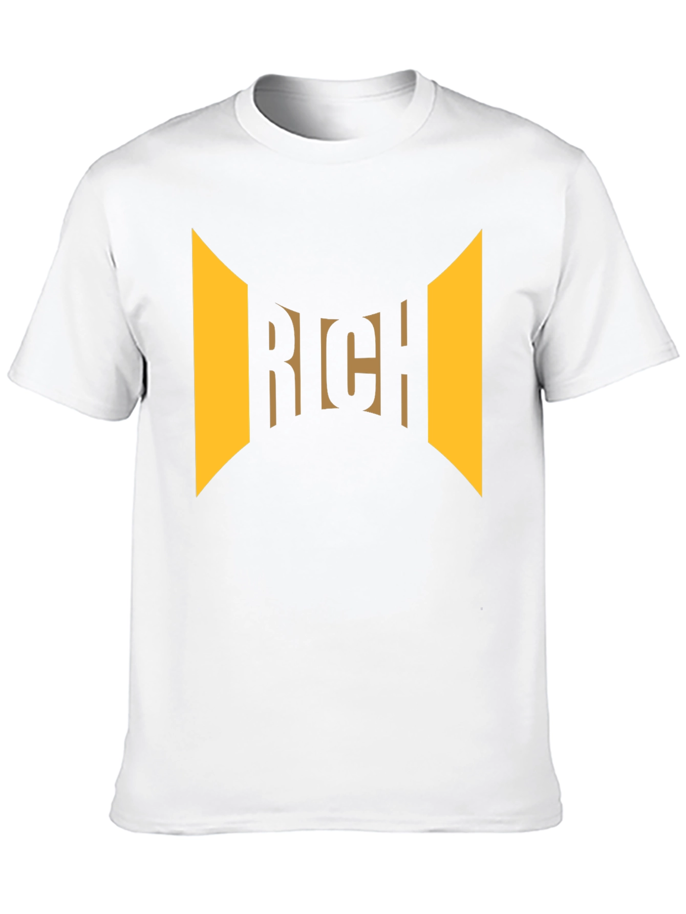 Rich Graphic Print Black T-Shirt