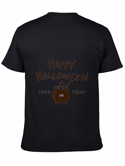 Happy Halloween Cauldron Graphic T-Shirt