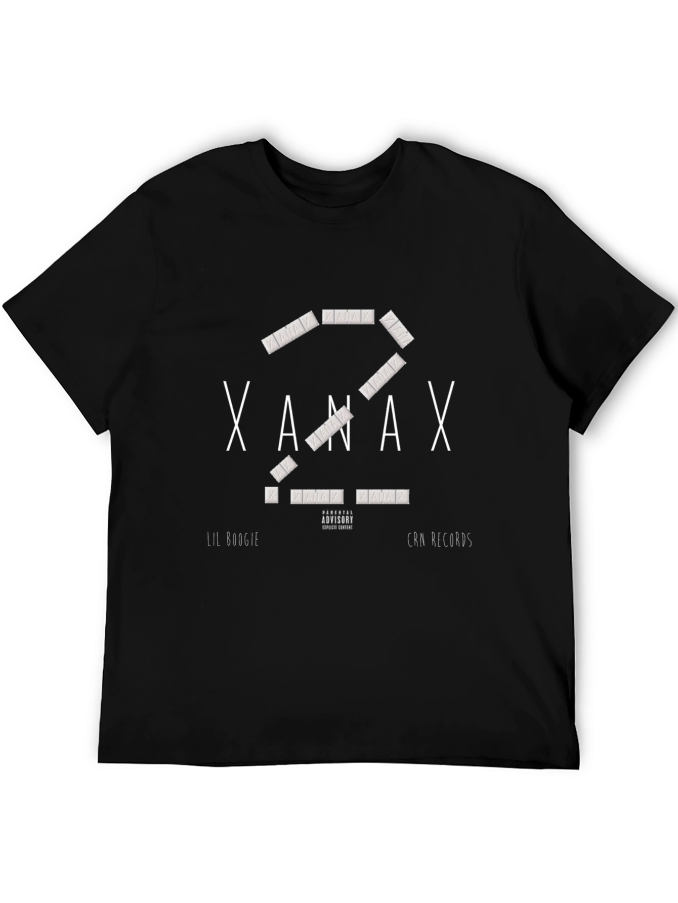 Xanax 2 Black T-Shirt - Lil Boosie Inspired