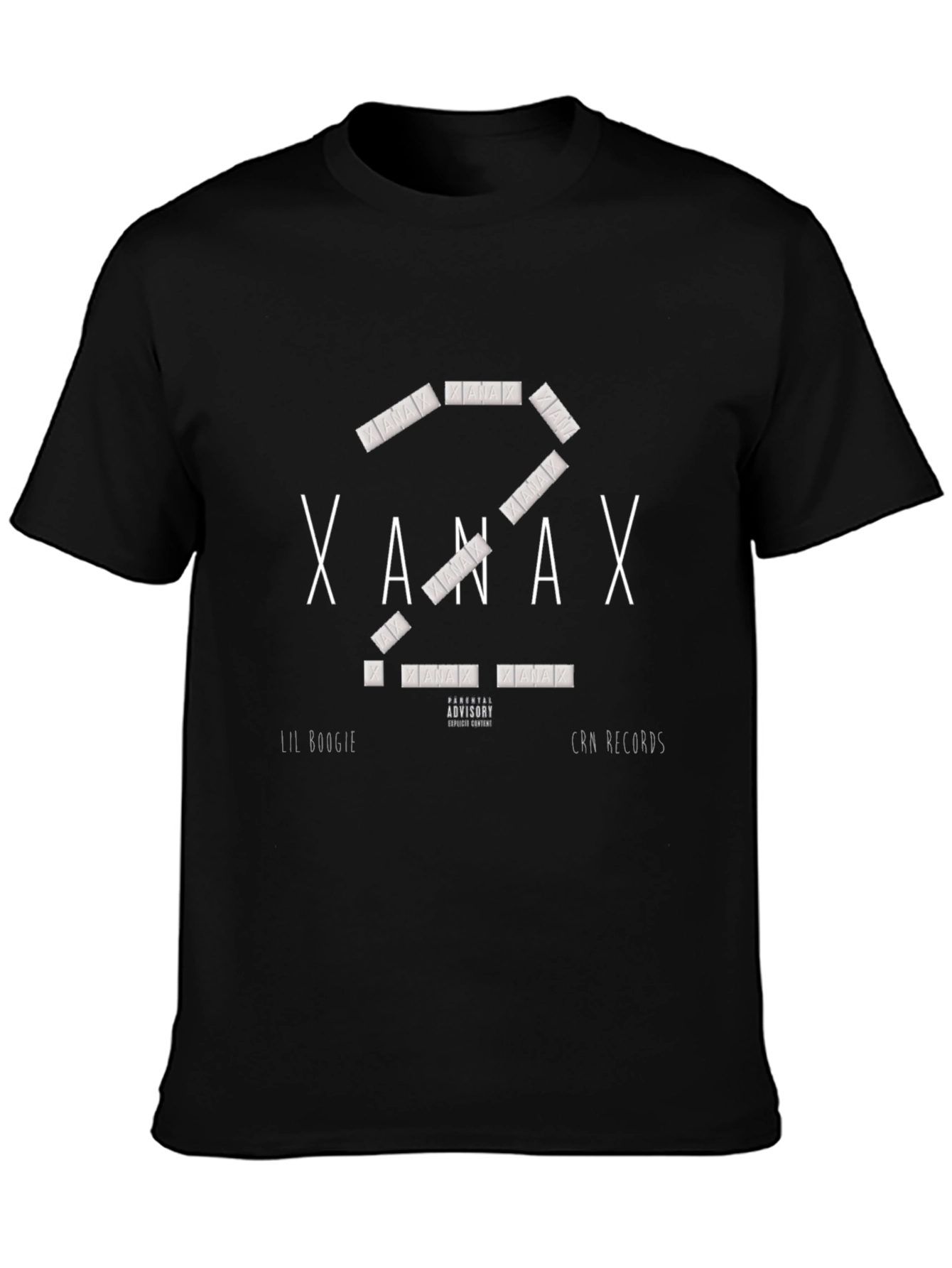 Xanax 2 Black T-Shirt - Lil Boosie Inspired