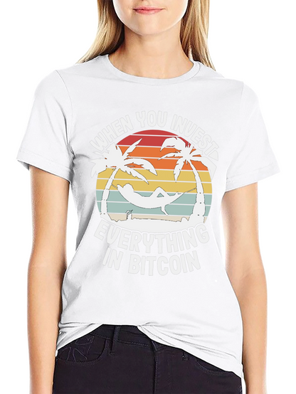 Bitcoin Investor Paradise Graphic T-Shirt