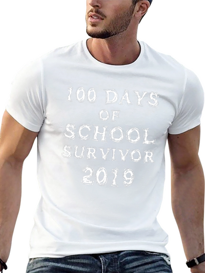 100 Days of School Survivor 2019 T-Shirt