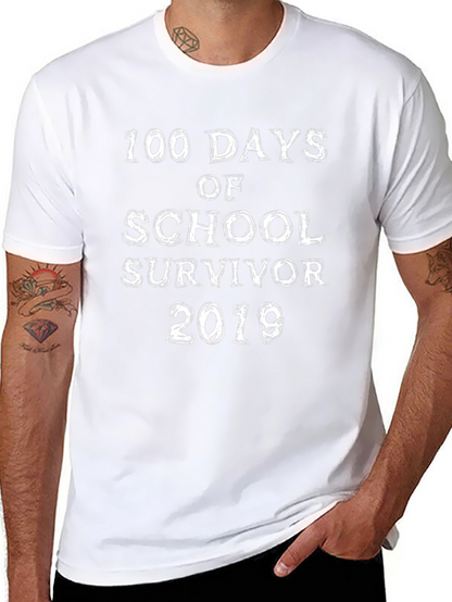 100 Days of School Survivor 2019 T-Shirt