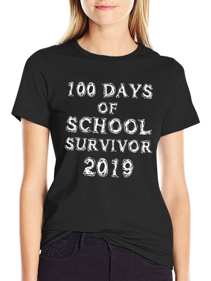 100 Days of School Survivor 2019 T-Shirt