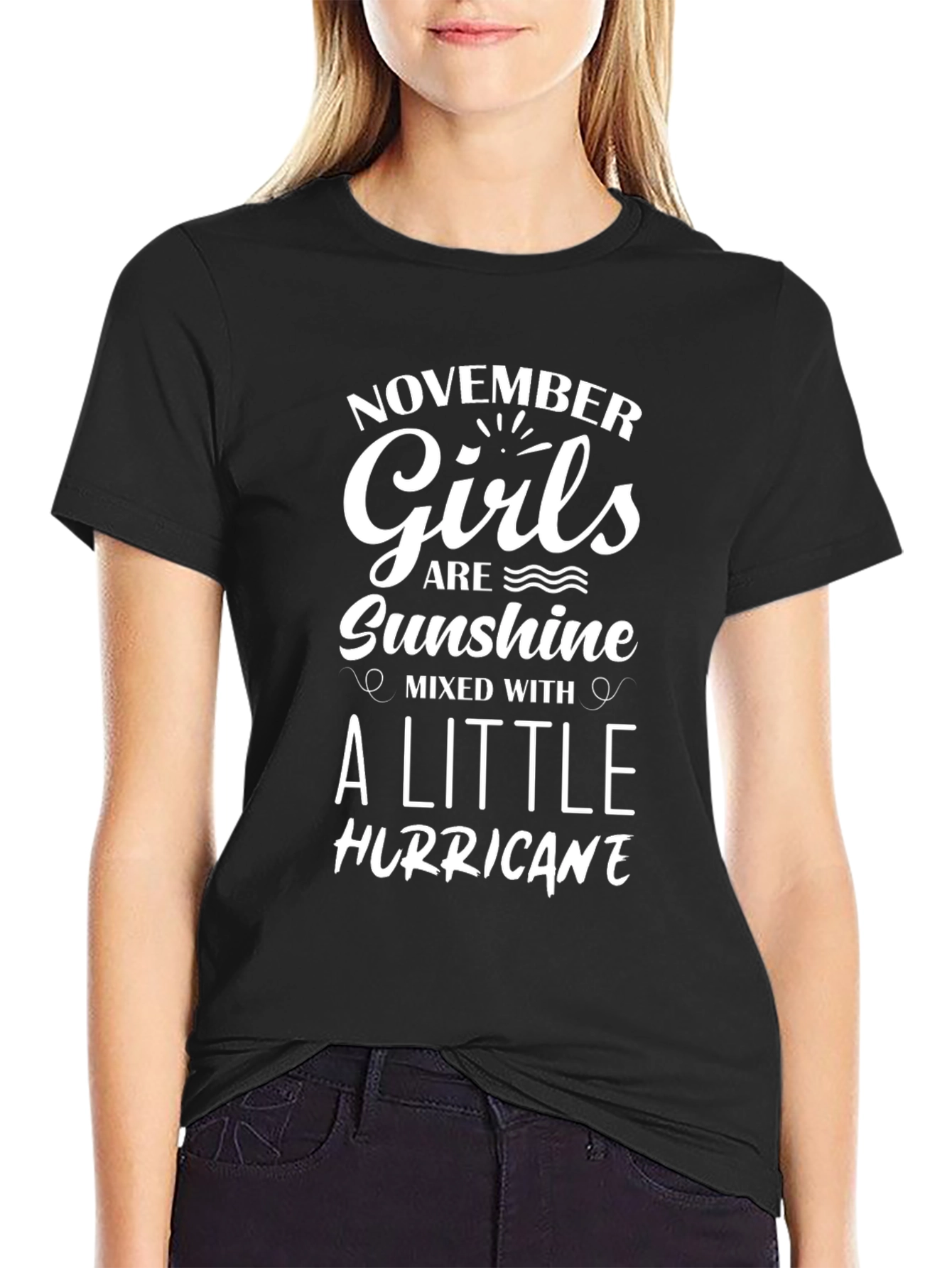 November Girls T-Shirt - Sunshine & Hurricane Tee